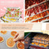 Silicone Non-Stick Dehydrator Sheets - For Fruit Dryer Mesh, Dim Sum Mesh, Dumpling Steaming Screen Mat 16"*160"