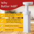 Max Space Butter Mill Butter Dispenser Stick, Twist to Spread Thin Butter Ribbons