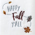 SKL Home Harvest Happy Fall Y'all Hand Towel Set for Bath/Kitchen/Bar, 16" x 25", White, 2 Count