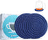 4.8" Drink Cotton Coasters Set of 2 Large Absorbent Fabric Drink Pads