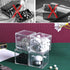 Acrylic Box with Lid, 4 Pack Small Square Container 2.2x2.2x2.2 Inch for Candy, Pill, and Tiny Jewelry Storage