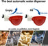 16pack (16) Large Poultry Waterer Cups, Professional Chicken Water Cups for Poultry LANARP Float Style Gravity Chicken