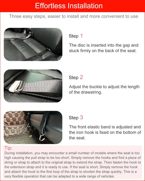 Car Leg Extender Leg Support for Driving, Car Front Seat Thigh Extender Support Cushions, Adjustable