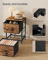 2 Closet, ULGS312B02S SONGMICS Dresser for Bedroom, Chest of Drawers, Nightstand, Steel, MDF, Non-Woven Fabric Drawers
