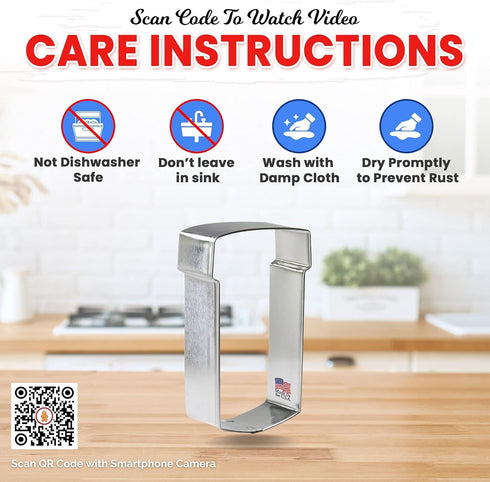 Pill Rx Bottle Cookie Cutter 3.75 Inch - Made in the USA, Foose Cookie Cutters Tin Plated Steel