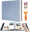 Large Self Adhesive Photo Album - Scrapbook for 4×6, 5×7, 8×10 Pictures, DIY Magnetic Linen Cover, 40 Pages