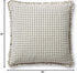 Loloi Dinah Pillow, 18'' x 18'' Cover with Poly, Ivory/Black Decorative Cushion