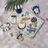 Set 6 3D Baby Shower Cookie Cutter Piece Stampers Molds DIY Fondant Decorating for Kids' Birthday Party Kitchen Tools