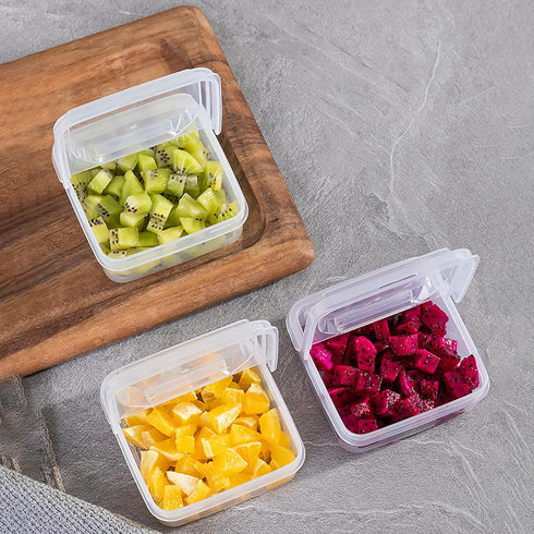 WonLiq 2 Pack-Plastic Sliced Cheese Storage Containers with lids Airtight Keeps Cheese Fresh and Delicious Cheese