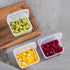 WonLiq 2 Pack-Plastic Sliced Cheese Storage Containers with lids Airtight Keeps Cheese Fresh and Delicious Cheese