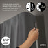 Umbra Twilight Curtain Rod Set - Wrap Around Design for Blackout or Room Darkening Panels, 28 to 48 Inches