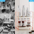 FSyueyun 2-Tier Bathroom Counter Organizer, Tool-Free Installation Vanity Makeup Tray for Skincare and Perfume Storage