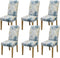 Dining Chair Covers,Dining Room Chair Cover Set of 6,Stretch Kitchen Chair Covers,Detachable