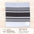 Set 8, 12x12 Inch Urban Villa Cotton Dish Cloth of Highly Absorbent Super Soft Quick Drying Dish Cloths for Kitchen