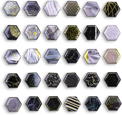 MORCART 30pcs Decorative Fridge Magnets for Refrigerator Decor, Whiteboard Magnet Dry Erase Board Round Office