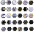 MORCART 30pcs Decorative Fridge Magnets for Refrigerator Decor, Whiteboard Magnet Dry Erase Board Round Office