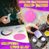 Pink Silicone Feather Candy Molds for Clay Crafting, Fondant, Chocolate & Cake Decorating