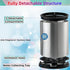 Extra Large Kitchen Utensil Holder, 360° Rotating Stainless Steel Storage Caddy for Flatware and Cooking Tools