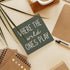 5X5, Where The Wild Ones Play Green Wood Box Sign Desk Decor Nursery Kids Room Wooden Block Sign Decorations