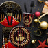 VIP Party Decorations Tableware | Movie Star Red Carpet Birthday Supplies for 24 Guests