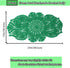 23 12 Inch One Piece x Oval Doilies Crochet for Dressers and End Tables Crafts Disposable Small Valentines Doilies
