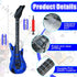 24 Set 80s 90s 12 Pcs Inflatable Guitars for Parties Bulk Blow Rock Star Guitar Rock and Roll Party Decorations Photo