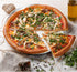 Deedro 12 Inch Stainless Steel Pizza Pan - Round Baking Sheet Oven Tray Crisper for Healthy Cooking, 4 Pack