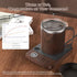 Set 16oz Felibeaco Coffee Mug Warmer & Mug for Desk, Smart Coffee Cup Warmer with Heated Mug, Cup Heater with Auto Shut