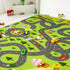 4x6 HOMORE Kids Play Mat Rug, Fun and Educational City Play Rug for Hot Wheels Track Racing, Kids Carpet Playmat Area