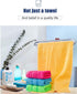 MEMRUI Multicolor Fingertip Towels for Bathroom, Kid's Face Towels, 10 x 18 Inches, 4 Pcs