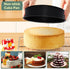 P&P CHEF Cake Pan Set of 2, 9.5 Inch Nonstick Round Baking Pans for Birthday, Wedding, Christmas Layer Cakes.