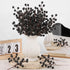 40 (40, Rowfad Pcs Artificial Berry Stems Branches, Halloween Black Faux Holly Berries Picks Ornaments for Christmas