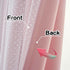 63 inch Grommet 52" 2 MYSKY HOME Pink Blackout Short Curtains Length for Bedroom Girls & Nursery Kids Blush Princess