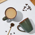 14 oz, Set 4, Set Pokini Coffee Mug Ceramic Coffee Mugs of Reactive Glaze Mug for Latte/Tea/Cappuccino, Large Stackable