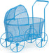 8-inch Red Co. Adorable Baby Shower Centerpiece, Decorative Stroller Carriage Basket, Blue
