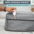 Crutello 9 Slice Toaster Oven Cover - Durable Kitchen Appliance Dust Cover with Storage Pockets