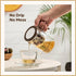 600 ML (20oz) Enchanti Tea Pot - Modern Glass Infuser Teapot - Water Separation Magic Teapot with Heat-Resistant Handle