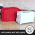 RITZ Premium Toaster Cover, Universal Two Slice, 11.25" x 5.75" x 7", Paprika, Quilted Polyester and Cotton