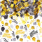 WILLBOND 4000 Pcs Black Gold Silver Birthday Confetti, Metallic Foil Table Scatter for Birthday Wedding Anniversary