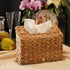 Water Hyacinth Hand Towels Box Cover for Kleenex Disposable Paper Hand Towels, Handwoven Towel Holder, Wicker Tissue