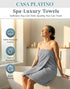 Set 8 2 4 2 Casa Platino Premium Cotton Bath Towel Pcs - Super Soft, Durable & Highly Absorbent - Bath, Washcloths