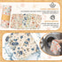 30 Redbaker Pcs Reusable Paper Towels Rolls Towels Bulk Kitchen Washable Paperless Cloth Cotton Hand Napkins