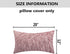 12 20 Set 2 30x50cm, Home Brilliant x Pillow Cover of Shaggy Rectangle Lumbar Throw Pillows Blush Faux Fur Accent