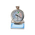 Comark RFT2AK Refrigerator/Freezer Thermometer, Stainless Steel Construction, Grey