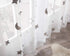 Twinkle Moon Curtains Sheer Silver for Baby Nursey Room - Grommet Star