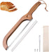 Pranski Bread Knife for Homemade Bread 14.5'' Sourdough Bread Knife, Premium Slicer