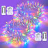 QITONG 2 Pack Battery Operated String Lights, Each 33ft 100 LED Multicolor