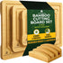 Bamboo Cutting Board Set of 3 - Thick & Durable Wood Cutting