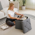 SAMRELAX 15 Inches Set, 500LBS, Ottoman with Storage, Folding Storage Ottoman Bench Storage Chest for Entryway, Living