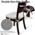 Shinnwa Kitchen Chair Cushions, Non-Slip Dining Chair Cushions with Ties, Machine Washable Cover, Off White